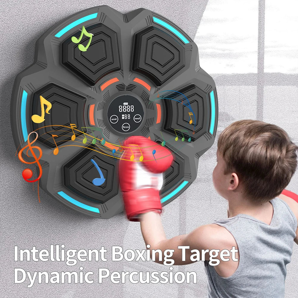 Smart Music Boxing Machine Boxing Training Wall Target Adult Children Sports Fitness Boxing Trainer Home Punching Equipment