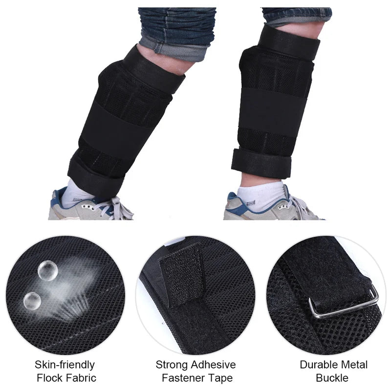 15-50Kg Adjustable Weight Vest Weighted Fitness Training Set with Steel Plate Weighted Bracelet Ankle Bodybuilding Accessories